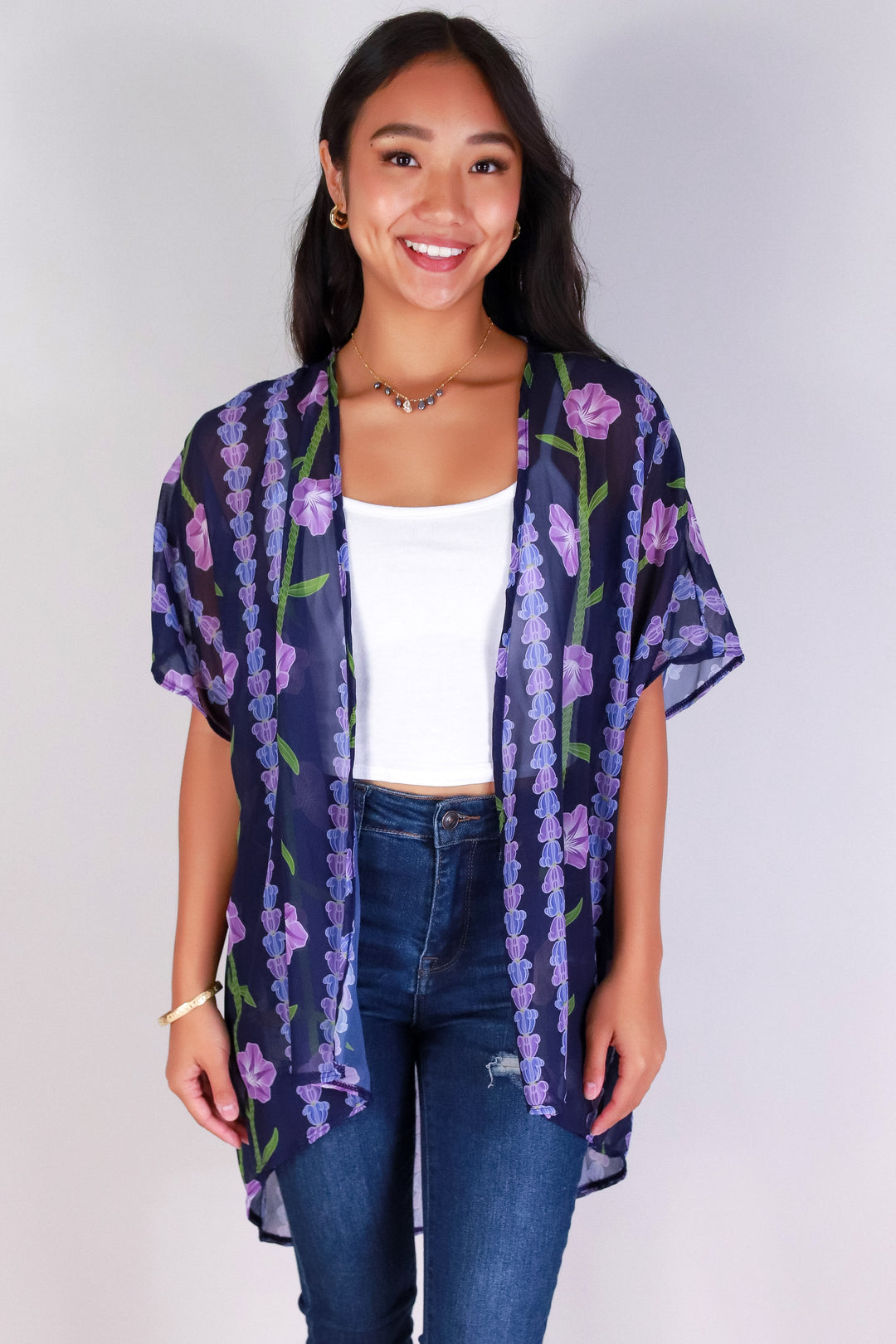 POHUEHUE CHIFFON CARDIGAN – Jeans Warehouse