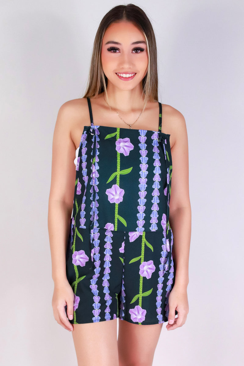 Jeans Warehouse Hawaii - PRINT CASUAL ROMPERS - POHUEHUE ROMPER | By LUZ