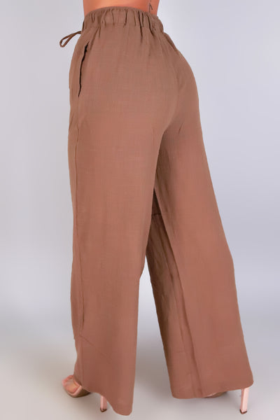 Jeans Warehouse Hawaii - SOLID WOVEN PANTS - DRIFT AWAY PANTS | By AMBIANCE APPAREL