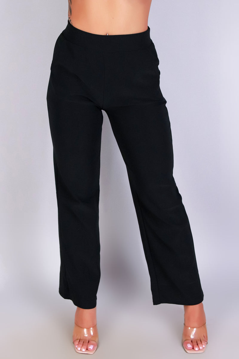 Jeans Warehouse Hawaii - SOLID KNIT PANTS - BLACK EDGE PANTS | By SUPERLINE