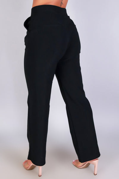 Jeans Warehouse Hawaii - SOLID KNIT PANTS - BLACK EDGE PANTS | By SUPERLINE