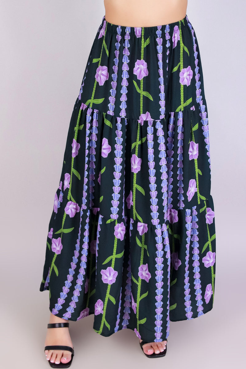 Jeans Warehouse Hawaii - WOVEN LONG SKIRT - POHUEHUE MAXI SKIRT | By LUZ