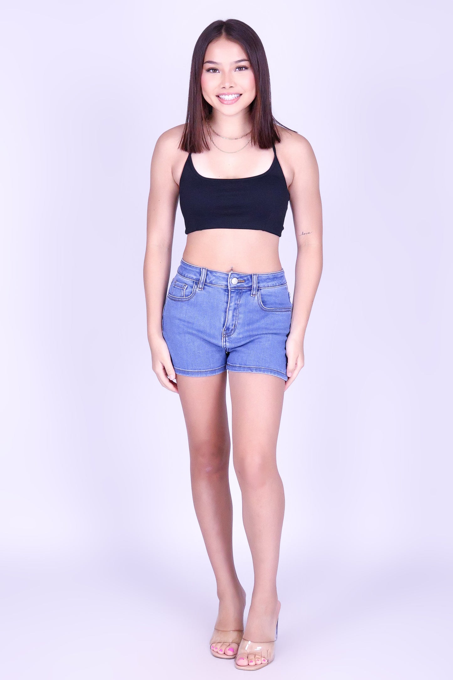 LONG WEEKEND DENIM SHORTS