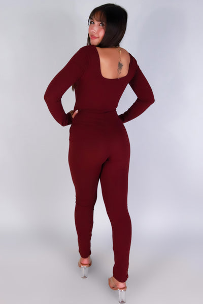 Jeans Warehouse Hawaii - SOLID CASUAL JUMPSUITS - BODY LANGUAGE JUMPSUIT | By CRESCITA APPAREL/SHINE I