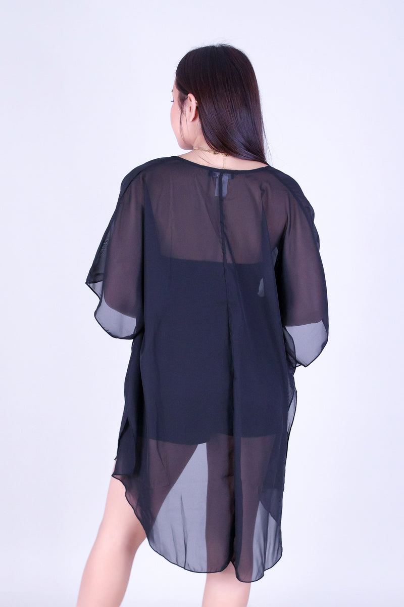 WHISPER CHIFFON CARDIGAN