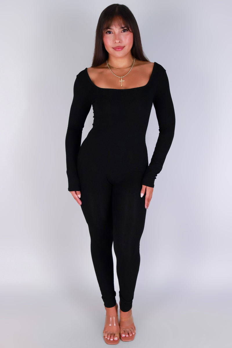 Jeans Warehouse Hawaii - SOLID CASUAL JUMPSUITS - BODY LANGUAGE JUMPSUIT | By CRESCITA APPAREL/SHINE I