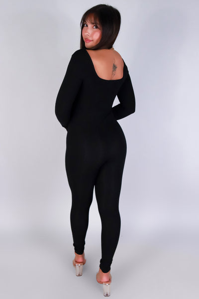 Jeans Warehouse Hawaii - SOLID CASUAL JUMPSUITS - BODY LANGUAGE JUMPSUIT | By CRESCITA APPAREL/SHINE I