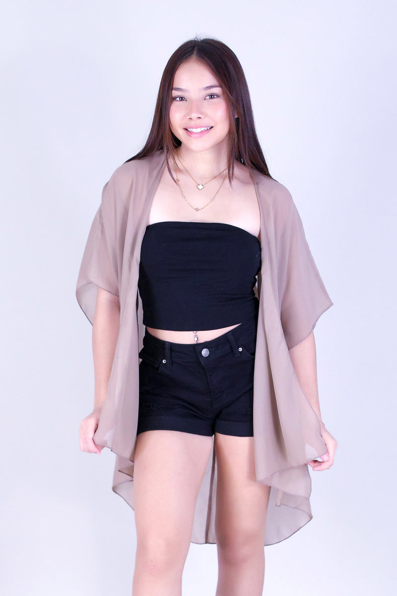 WHISPER CHIFFON CARDIGAN