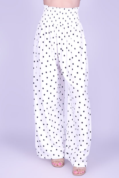 SWEET SPOT SMOCKED WAIST PANTS