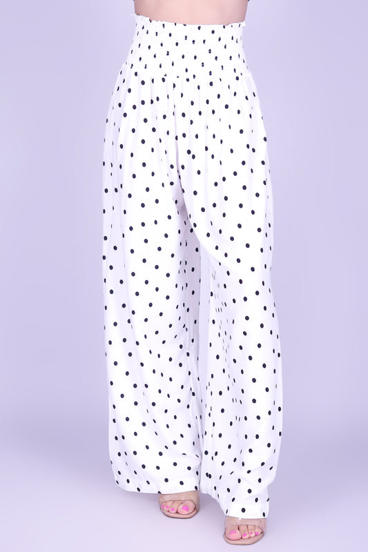 SWEET SPOT SMOCKED WAIST PANTS