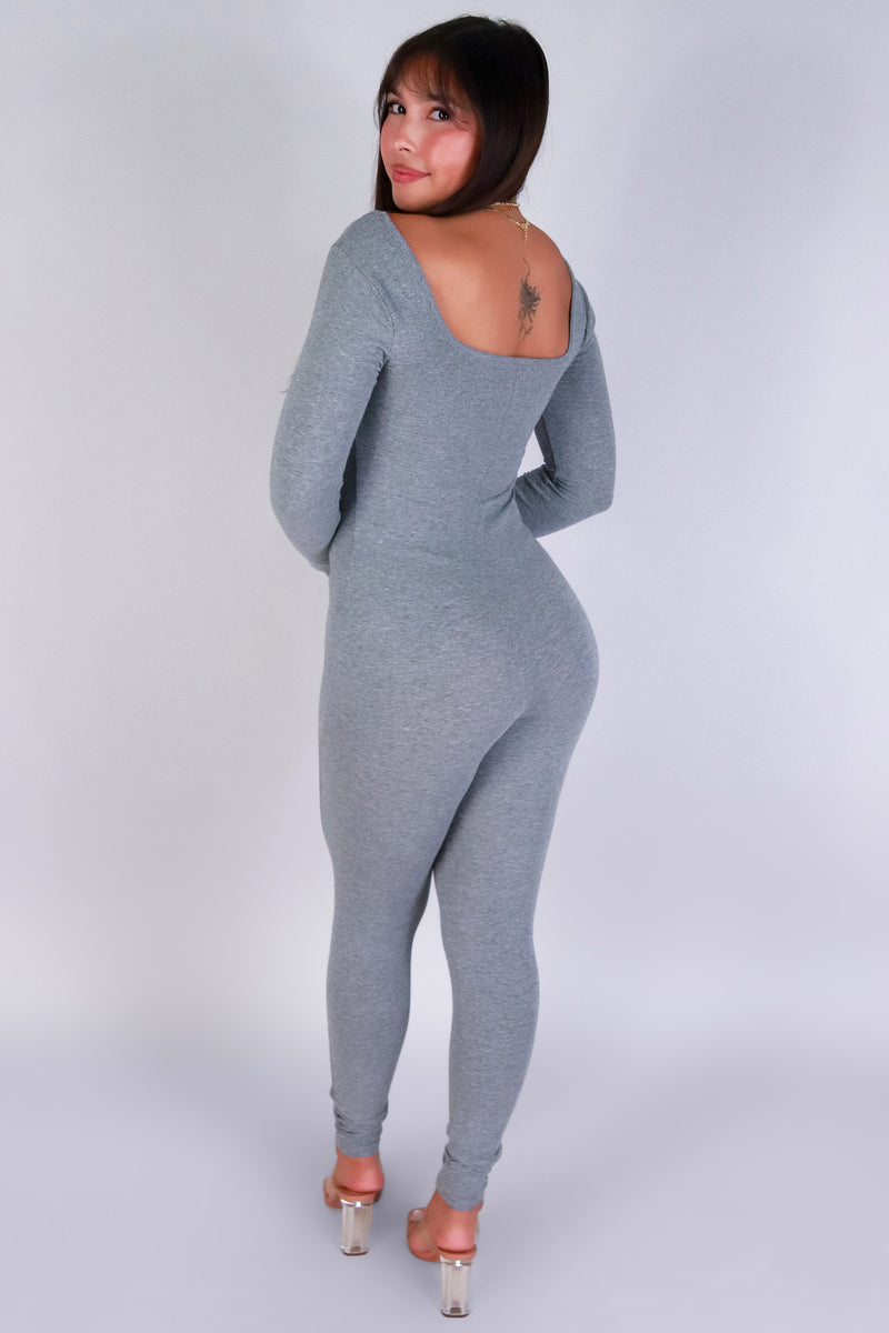 Jeans Warehouse Hawaii - SOLID CASUAL JUMPSUITS - BODY LANGUAGE JUMPSUIT | By CRESCITA APPAREL/SHINE I