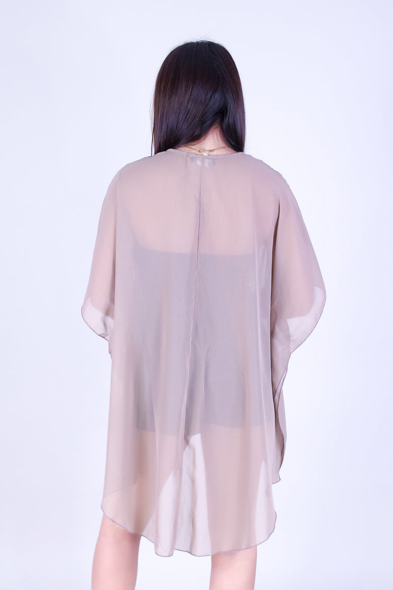 WHISPER CHIFFON CARDIGAN