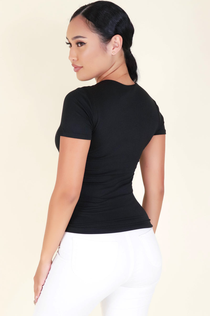 Jeans Warehouse Hawaii - SS CASUAL SOLID - CATCH UP TOP | By HEART & HIPS