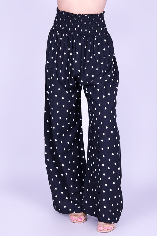 SWEET SPOT SMOCKED WAIST PANTS