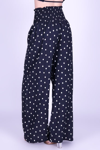 SWEET SPOT SMOCKED WAIST PANTS
