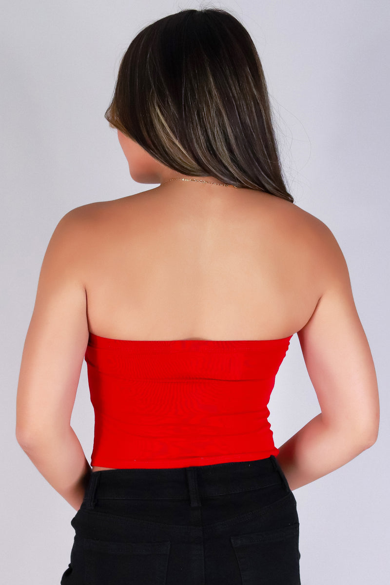 Jeans Warehouse Hawaii - TANK/TUBE SOLID BASIC - NEW EDITION TUBE TOP | By CRESCITA APPAREL/SHINE I
