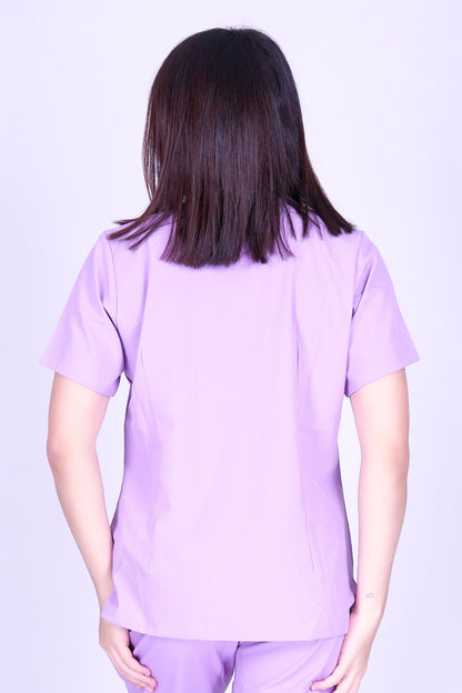 HERE TO HELP SCRUB TOP