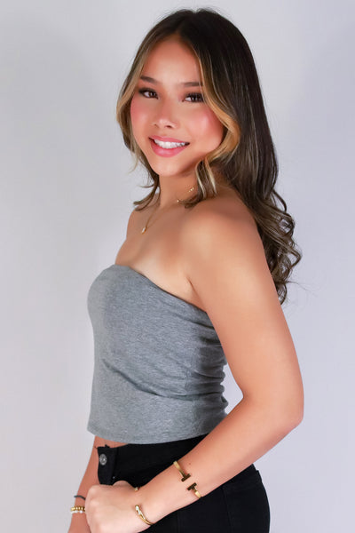 Jeans Warehouse Hawaii - TANK/TUBE SOLID BASIC - NEW EDITION TUBE TOP | By CRESCITA APPAREL/SHINE I