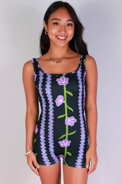 Jeans Warehouse Hawaii - PRINT CASUAL ROMPERS - POHUEHUE CATSUIT ROMPER | By LUZ