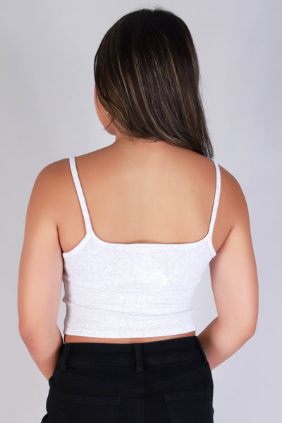 Jeans Warehouse Hawaii - SL CASUAL SOLID - DAILY DOSE CROP TANK | By CRESCITA APPAREL/SHINE I