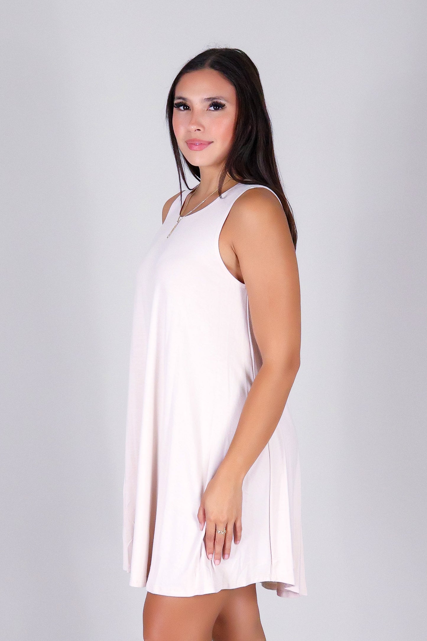 TWIRL AWAY TRAPEZE DRESS
