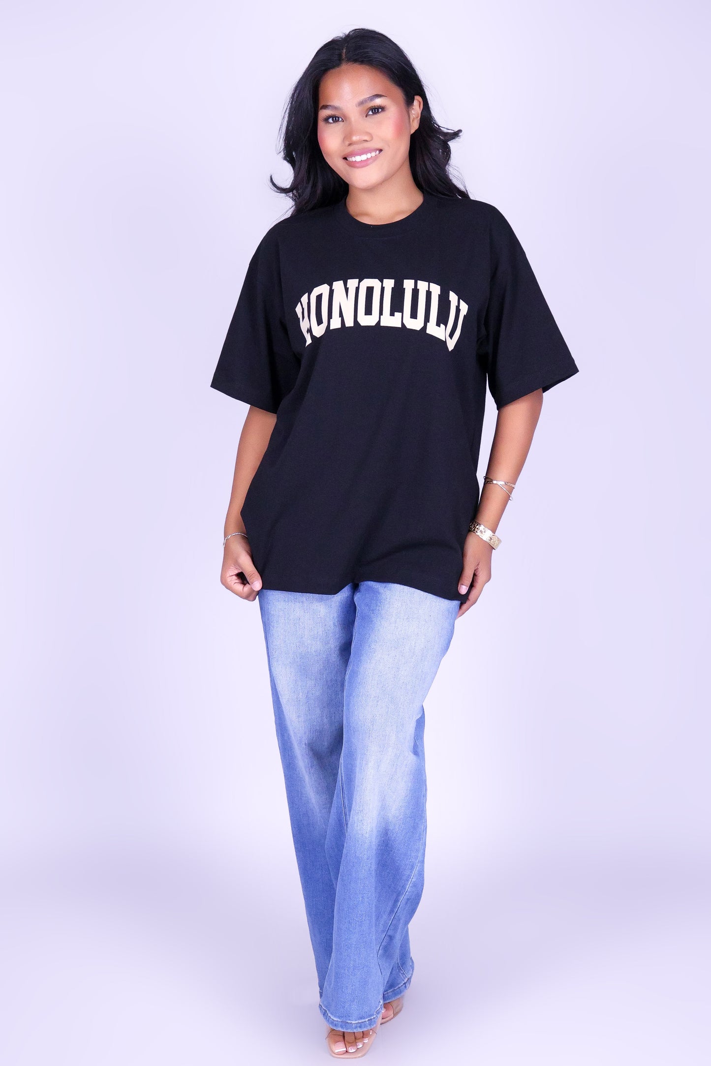 HONOLULU OVERSIZED VARSITY TEE