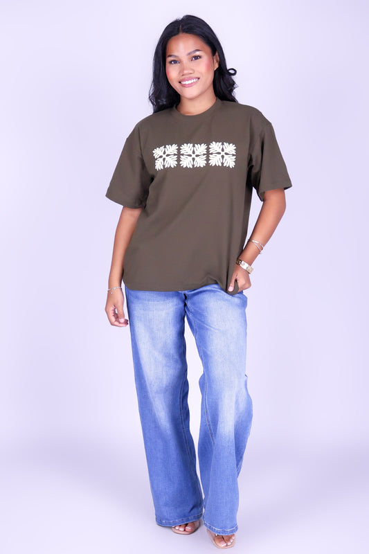 3 LAUAE QUILT OVERSIZED TEE