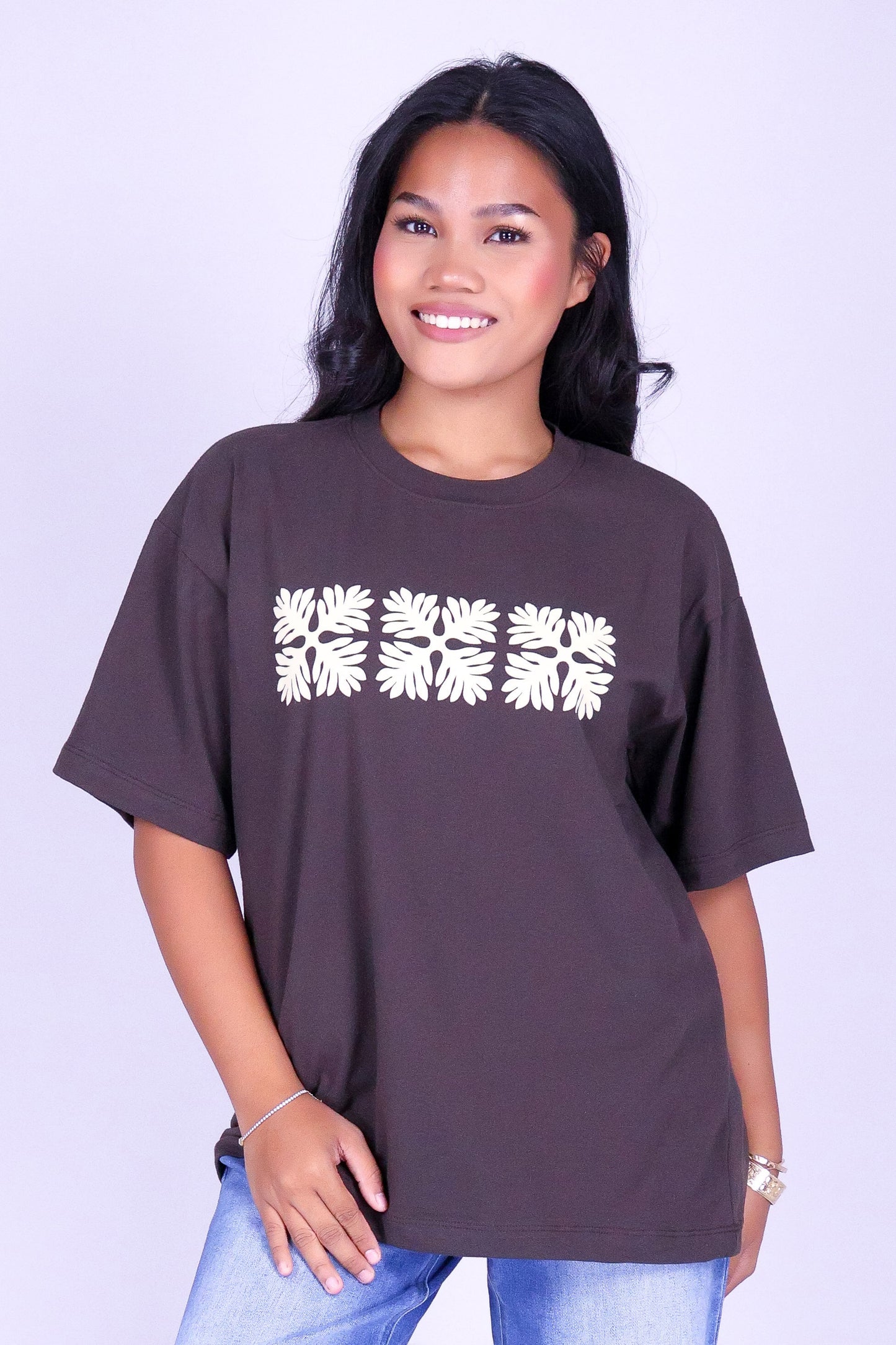 3 LAUAE QUILT OVERSIZED TEE