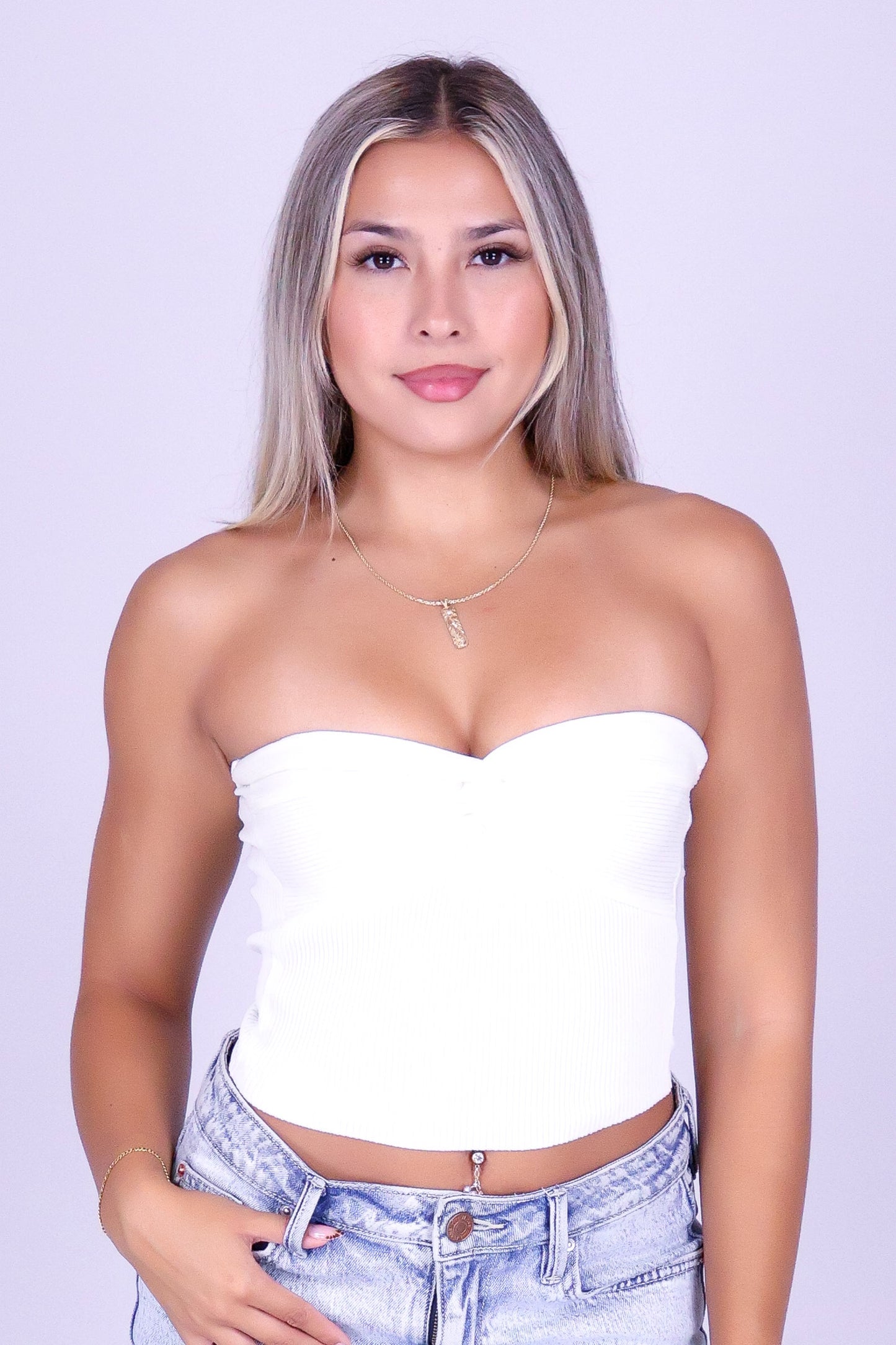 RARE ENERGY SWEATER TUBE TOP