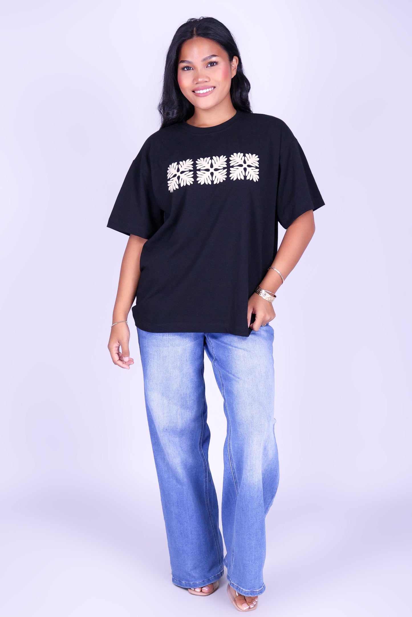 3 LAUAE QUILT OVERSIZED TEE