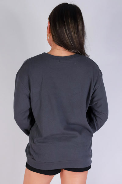 Jeans Warehouse Hawaii - SOLID LONG SLV TOPS - HAWAII OUTLINE SWEATER | By ROCK & ROSE BY CHERIE