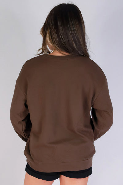 Jeans Warehouse Hawaii - SOLID LONG SLV TOPS - HAWAII OUTLINE SWEATER | By ROCK & ROSE BY CHERIE