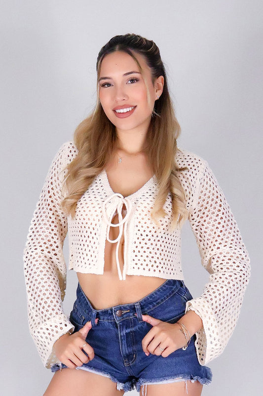 STAY SOFT CROCHET CARDIGAN