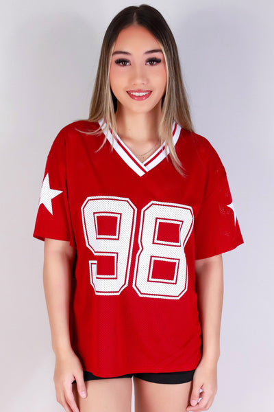 Jeans Warehouse Hawaii - S/S PRINT WOVEN CASUAL TOPS - HE'S FAN JERSEY | By POPULAR 21