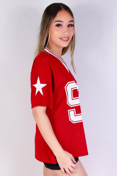 Jeans Warehouse Hawaii - S/S PRINT WOVEN CASUAL TOPS - HE'S FAN JERSEY | By POPULAR 21