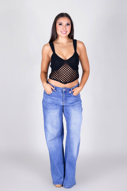 SUNBEAM STITCH CROP TOP