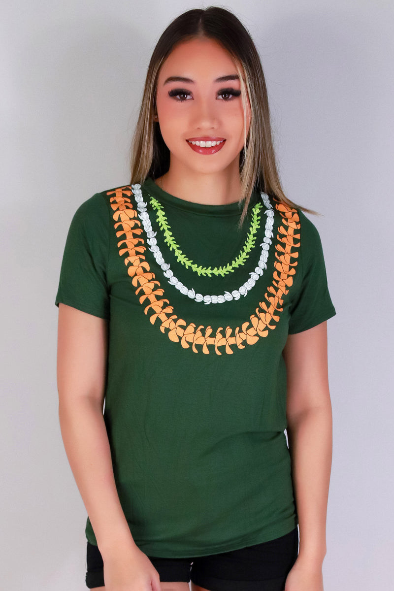 Jeans Warehouse Hawaii - S/S SCREEN - NA LEI TEE | By LUZ