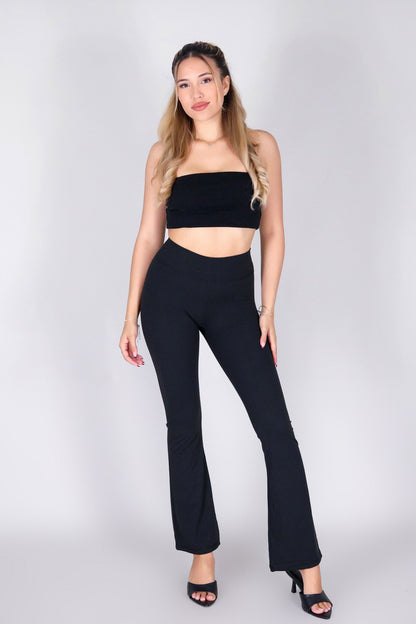 CHIC IN COMFORT FLARE PANTS