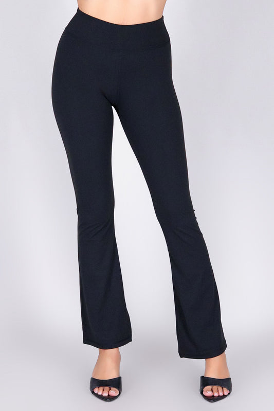 CHIC IN COMFORT FLARE PANTS