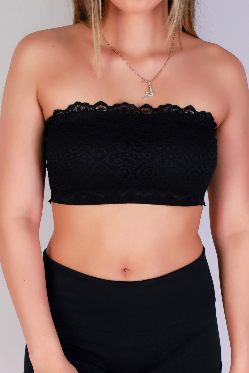 Jeans Warehouse Hawaii - BRAS - LACE BANDEAU | By ALAMAE APPAREL INC