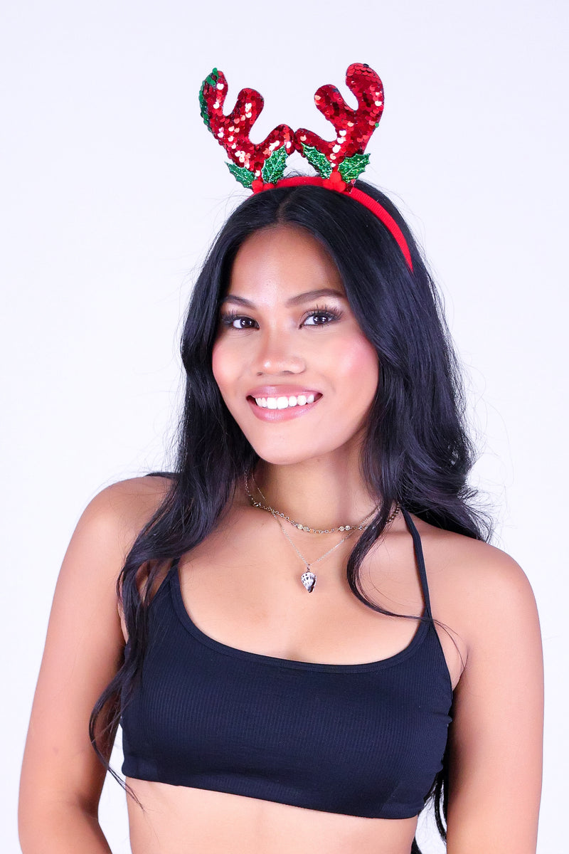 CHRISTMAS REINDEER HEADBAND
