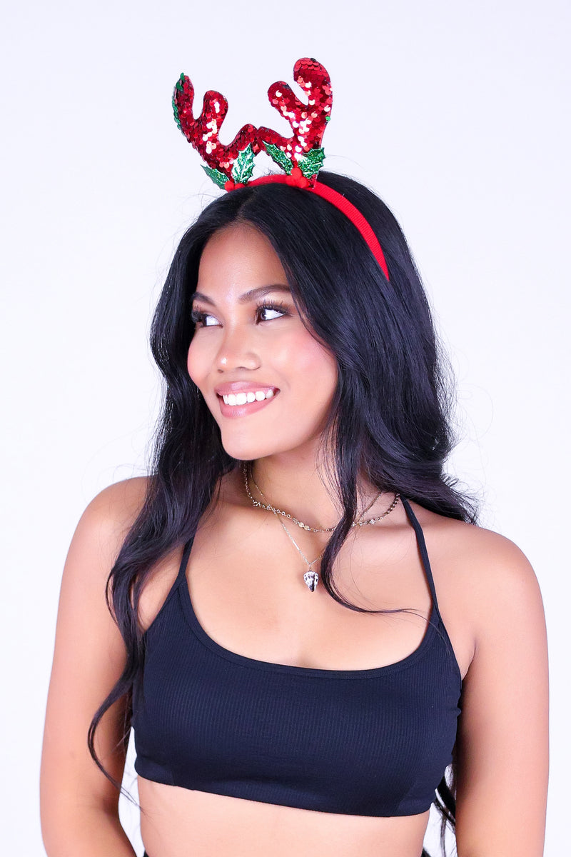 CHRISTMAS REINDEER HEADBAND