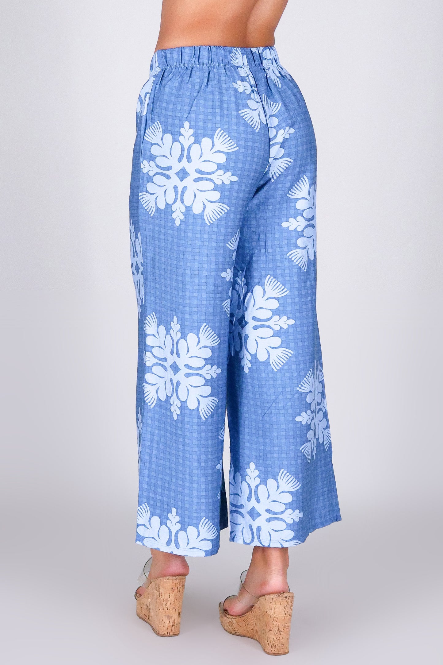GINGHAM OHIA CAPRI'S