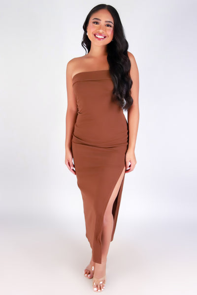 Jeans Warehouse Hawaii - TUBE LONG SOLID DRESSES - SLEEK SEDUCTION TUBE DRESS | By HYFVE