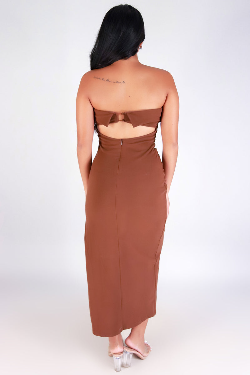 Jeans Warehouse Hawaii - TUBE LONG SOLID DRESSES - SLEEK SEDUCTION TUBE DRESS | By HYFVE