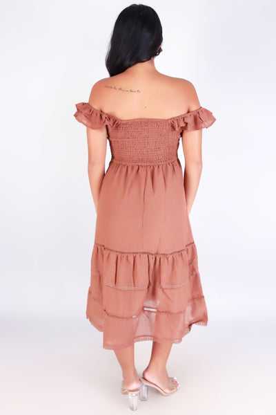 Jeans Warehouse Hawaii - S/L LONG SOLID DRESSES - DAYDREAM DARLING DRESS | By GOGO APPAREL INC