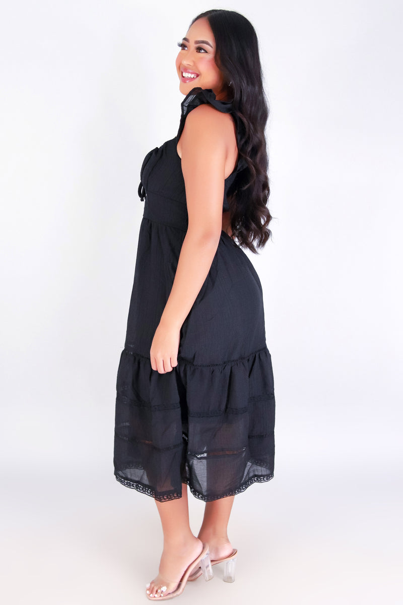 Jeans Warehouse Hawaii - S/L LONG SOLID DRESSES - DAYDREAM DARLING DRESS | By GOGO APPAREL INC