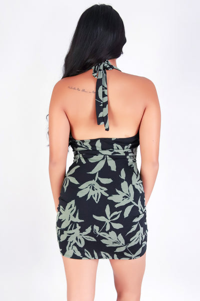 Jeans Warehouse Hawaii - S/L SHORT PRINT DRESSES - GODDESS GLOW HALTER DRESS | By PAPERMOON/ B_ENVIED