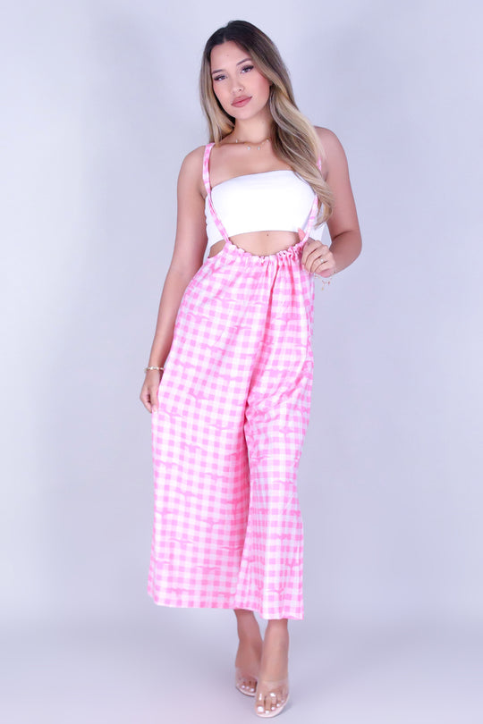 IWA PALAKA TIE-BACK OVERALL JUMPSUIT