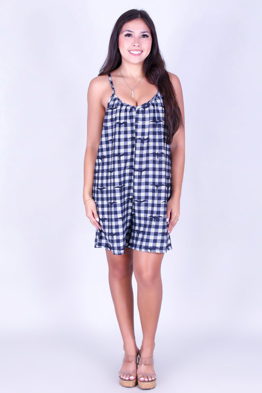 IWA PALAKA NO WAIST ROMPER